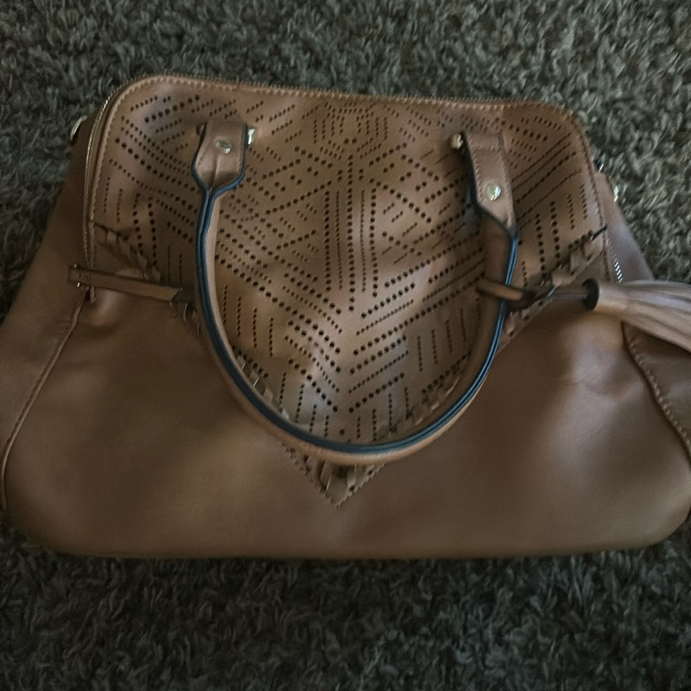 Wild Fable brown purse with grey and white interior. Used a few times.